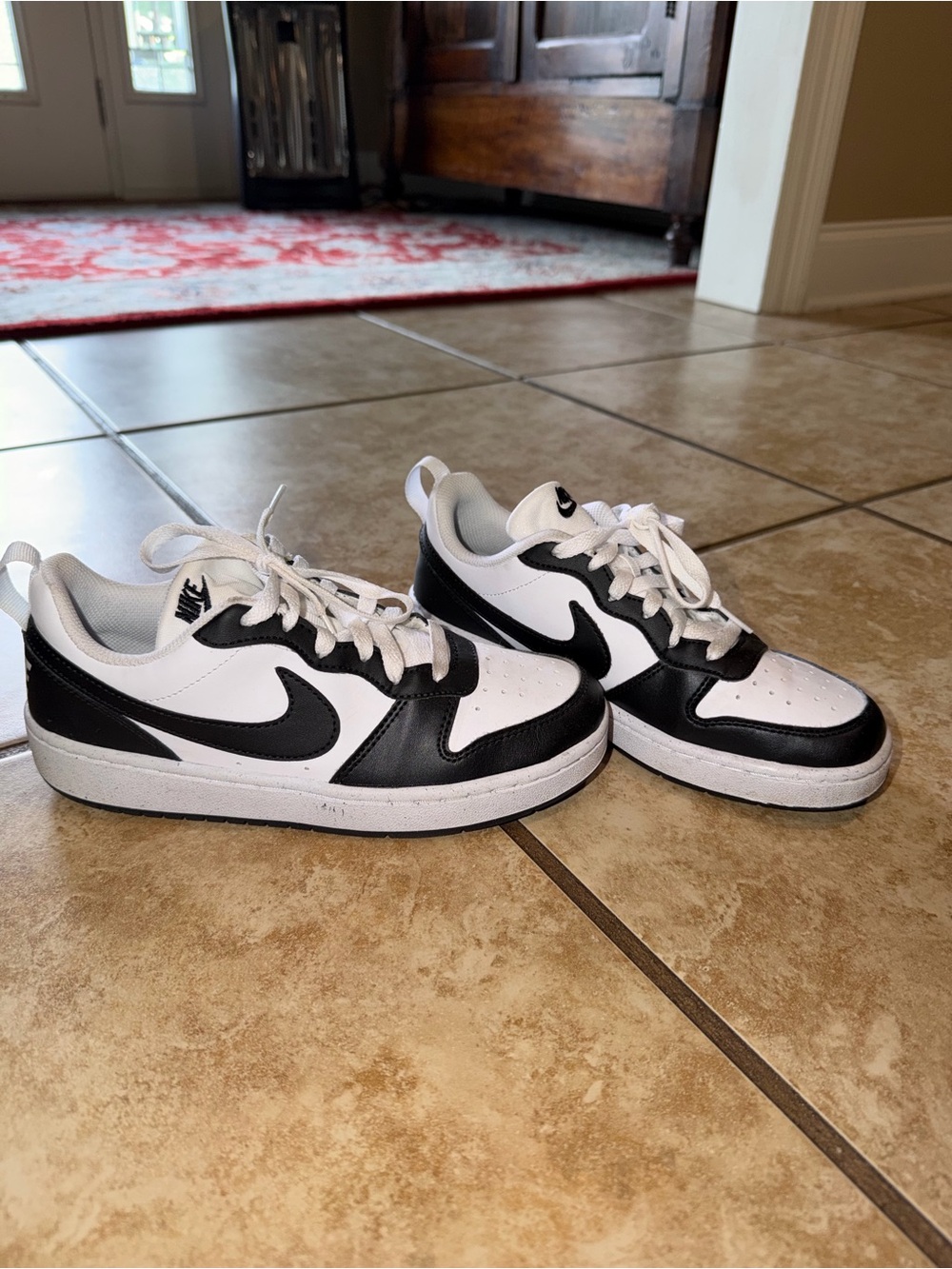 Nike Black & White Low-Top Sneakers. Nike Dunks